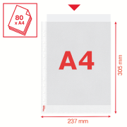 Euroobal Esselte A4 maxi extra široký 100mic 25ks