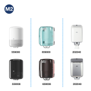 Papierové utierky v rolke so stred. odvíjaním 2-vrstv. TORK Plus modré M2, návin 157,5 m (6 ks)