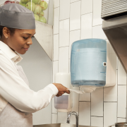 Papierové utierky v rolke 1-vrstv. TORK Reflex biele M4, návin 300 m (6 ks)