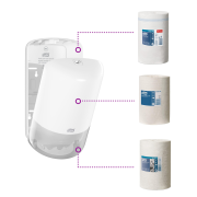 Zásobník Tork Mini so stredovým odvíjaním biely M1