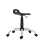Pracovný taburet 1280 PU Work, chróm