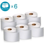 Samolepiace etikety Dymo LW 101x54mm menovky balíky biele 1320ks