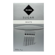 Cukor Rioba biely 500 x 4 g tyčinky