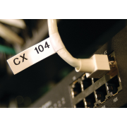 Flexibilná nylonová páska Dymo Rhino 19mm biela/čierna