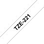 Samolepiaca páska Brother TZe-221 9 mm biela/čierna