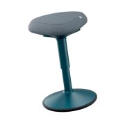 Ergonomická balančná stolička Leitz Ergo na sedenie, zamatová šedá