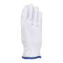Rukavice pracovné celokoženné DONAU SAFETY biele veľ. 9/L
