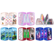 Peračník Gimboo 3-zipsový plný, mix motívov, 10 ks