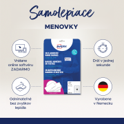 Samolepiace menovky Avery na textil 80x50mm, materiál acetátový hodváb