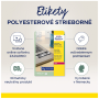 Etikety polyesterové veľmi odolné 210x297mm Avery A4 strieborné 20 hárkov
