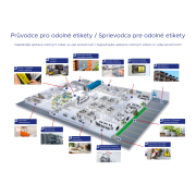 Etikety odolné na špeciálne použitie Avery `šachovnicový vzor` 45,7x21,2mm A4 biele 20 hárkov