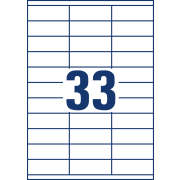 Etikety univerzálne 70x25,4mm Avery A4 100 hárkov