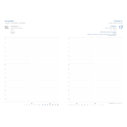 Diár Viva denný A5 14,8 x 21 cm ružový 2026