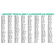 Stolový kalendár riadkový 23 x 14 cm - Pracovný 2026