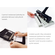 Štvordierovačka Novus B 430 čierna/sivá