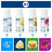 Elektronický zásobník na osviežovač vzduchu TORK, sivý A1