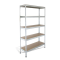 Policový regál s 5 doskovými policami,  š.90 x h.40 x v.180 cm