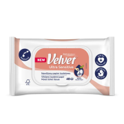 Vlhčený toaletný papier VELVET Ultra sensitive 48 ks