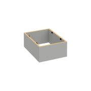 Sokel pod kontajner Hobis, sivý/sivý