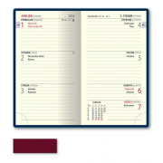 Manager diár B5 - VENETIA červený