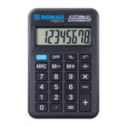 Kalkulačka DONAU TECH K-DT2084 vrecková čierna