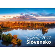 Nástenný kalendár Malebné Slovensko 45 x 31,5 cm 2027